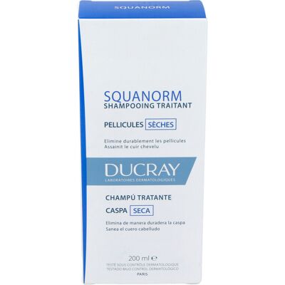 Ducray squanorm champu tratente caspa seca 200ml. Ducray squanorm champu tratente caspa seca 200ml.