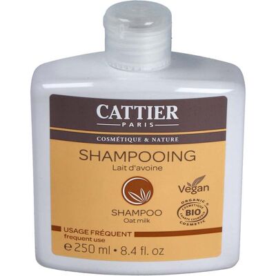Champú de leche de avena orgánica Cattier para uso frecuente - Cuidado del cabello Champú de leche de avena orgánica Cattier para uso frecuente - Cuidado del cabello