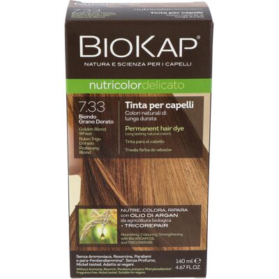 Biokap Nutricolor Delicato 7.33 Tinte para el cabello - Color natural y nutritivo Biokap Nutricolor Delicato 7.33 Tinte para el cabello - Color natural y nutritivo