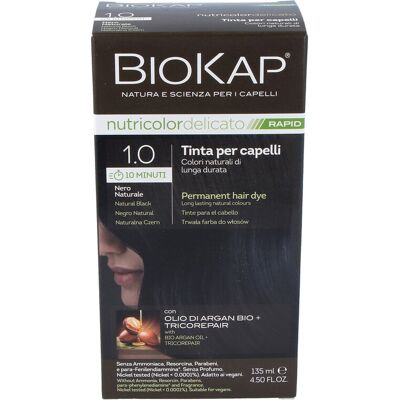 Tinte de Cabello Negro Natural Biokap - Rápido, Nutritiva y Reparadora Tinte de Cabello Negro Natural Biokap - Rápido, Nutritiva y Reparadora