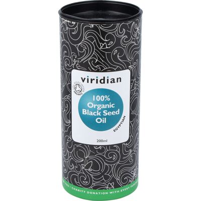 Viridian Aceite de Semilla Negra Orgánico - 200ml - Semilla Negra - Orgánico - Vegano - 200 ml Viridian Aceite de Semilla Negra Orgánico - 200ml - Semilla Negra - Orgánico - Vegano - 200 ml