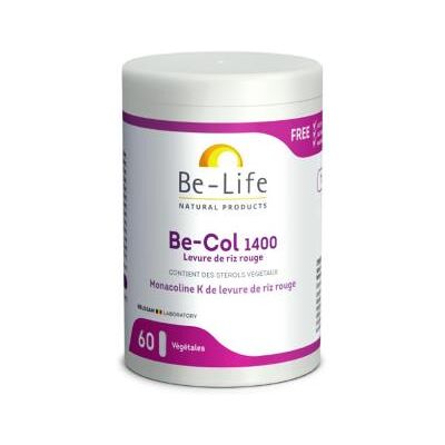 Be-Life Be-Col 1400 Levadura de arroz rojo colesterol 60 cápsulas Be-Life Be-Col 1400 Levadura de arroz rojo colesterol 60 cápsulas