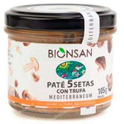 Paté ecológico de 5 setas con trufa - Bionsan Paté ecológico de 5 setas con trufa - Bionsan