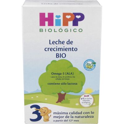 Leche de bebé ecológica HiPP 12m+ - Crecimiento Leche de bebé ecológica HiPP 12m+ - Crecimiento