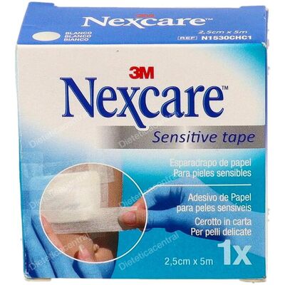 Cinta de Papel Blanco Nexcare 2,5x5m - Apósito Adhesivo Cinta de Papel Blanco Nexcare 2,5x5m - Apósito Adhesivo