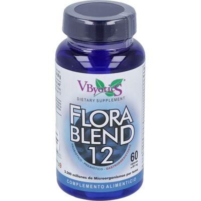 Vbyotics Flora Blend - Suplemento Alimenticio con 12 Cepas Vbyotics Flora Blend - Suplemento Alimenticio con 12 Cepas