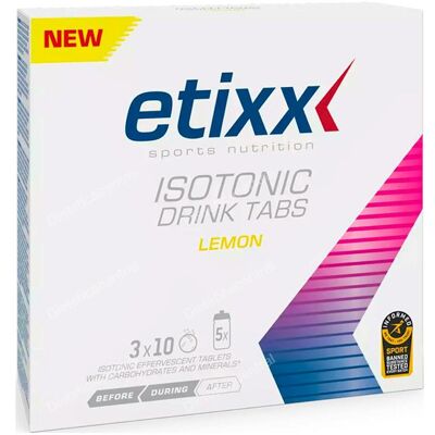 Tabletas efervescentes Etixx Limón - Tabletas Deportivas Tabletas efervescentes Etixx Limón - Tabletas Deportivas