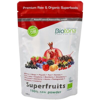 Superfrutas Bio 150g - Superfood Natural - Marca Biotona Superfrutas Bio 150g - Superfood Natural - Marca Biotona