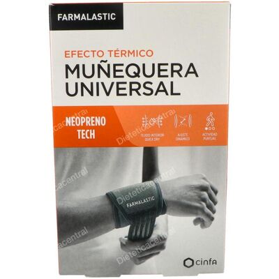 Farmalastic farmalastic muñequera neop velcro t/u gris Farmalastic farmalastic muñequera neop velcro t/u gris