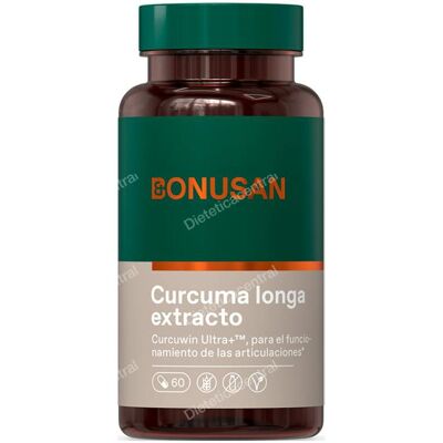 Bonusan Extracto de Cúrcuma Longa 60 cápsulas - Suplemento alimenticio Bonusan Extracto de Cúrcuma Longa 60 cápsulas - Suplemento alimenticio