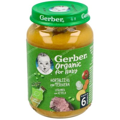 Gerber Orgánico Verduras y Ternera Comida para Bebés - Baby Food Gerber Orgánico Verduras y Ternera Comida para Bebés - Baby Food