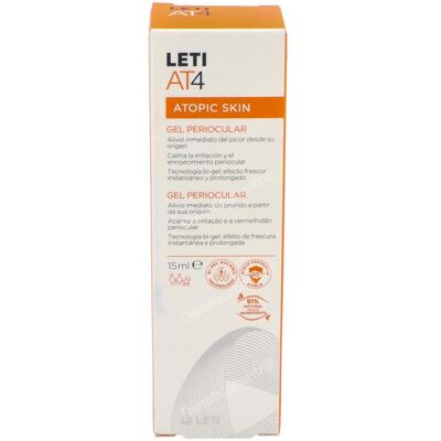 Leti leti at4 atopic skin gel periocular 15 ml Leti leti at4 atopic skin gel periocular 15 ml