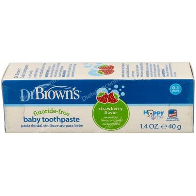 Dr browns pasta dental infantil natural fresa 0-3 aos 40gr Dr browns pasta dental infantil natural fresa 0-3 aos 40gr