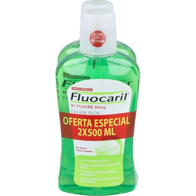 Fluocaril fluocaril bi-fluore colutorio 2x500ml. Fluocaril fluocaril bi-fluore colutorio 2x500ml.