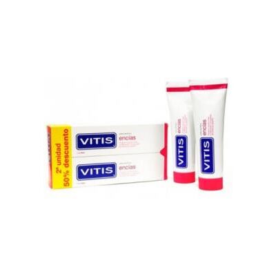 Vitis vitis encias duplo pasta dental 2x150ml. Vitis vitis encias duplo pasta dental 2x150ml.