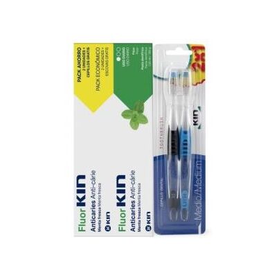 Kin fluor kin anticaries pasta dental 125ml. + cepillo Kin fluor kin anticaries pasta dental 125ml. + cepillo