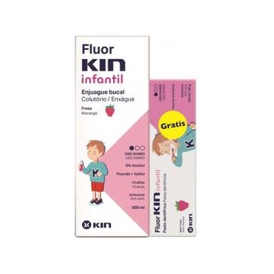 Kin fluor kin fresa 500ml+ pasta 50ml Kin fluor kin fresa 500ml+ pasta 50ml