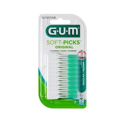 Gum cepillo interdental soft picks regular 80un verde Gum cepillo interdental soft picks regular 80un verde