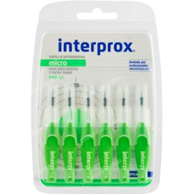 Dentaid cepillo interdental interprox 4g micro 6ud. Dentaid cepillo interdental interprox 4g micro 6ud.
