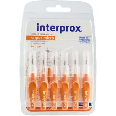 Dentaid cepillo interdental interprox 4g super micro 6ud. Dentaid cepillo interdental interprox 4g super micro 6ud.