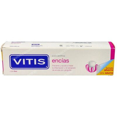 Vitis vitis encias pasta dental 150ml. Vitis vitis encias pasta dental 150ml.