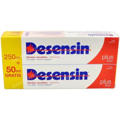 Vitis pack duplo desensin plus pasta dental 2x150ml. Vitis pack duplo desensin plus pasta dental 2x150ml.
