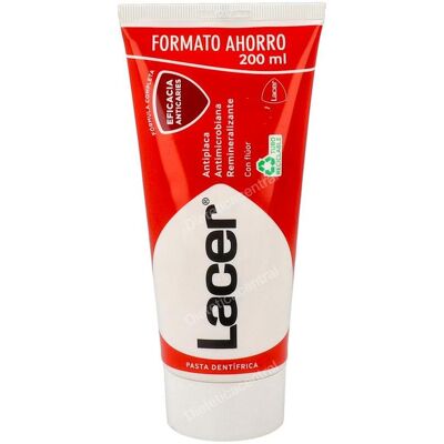 Lacer lacer fluor pasta dental 200ml. Lacer lacer fluor pasta dental 200ml.