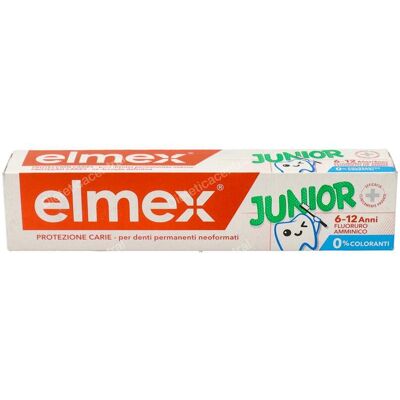 Pasta de dientes Elmex Junior - 6-12 Años Menta - Prevención de caries Pasta de dientes Elmex Junior - 6-12 Años Menta - Prevención de caries