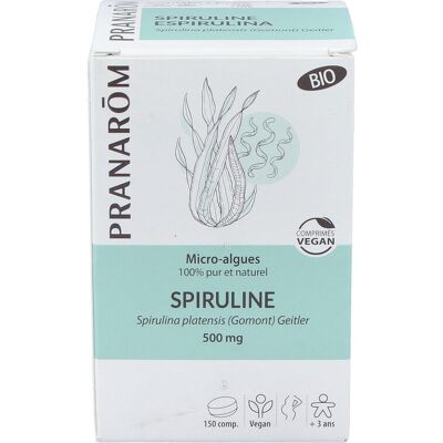 Pranarôm Espirulina 150 Comprimidos - Suplemento Alimenticio Pranarôm Espirulina 150 Comprimidos - Suplemento Alimenticio
