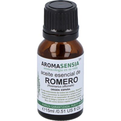 Aceite Esencial de Romero Aromasensia - Estimulante, Memoria, 15ml Aceite Esencial de Romero Aromasensia - Estimulante, Memoria, 15ml