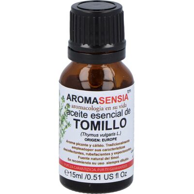 Aceite Esencial de Tomillo Aromasensia - 15 ml Potente y Herbáceo Aceite Esencial de Tomillo Aromasensia - 15 ml Potente y Herbáceo