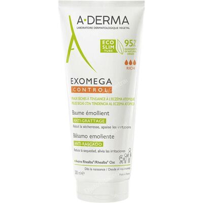 A-derma exomega control balsamo emoliente 200ml. A-derma exomega control balsamo emoliente 200ml.