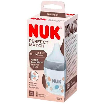 Biberón NUK Perfect Match Silicona 150ml Biberón NUK Perfect Match Silicona 150ml