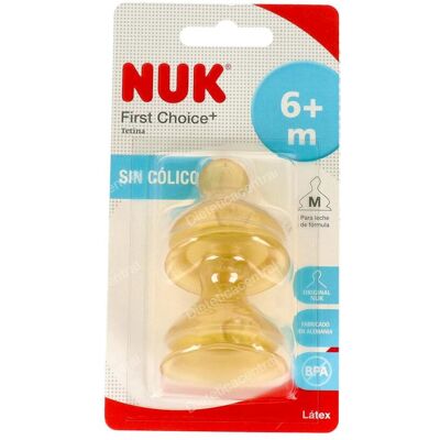 Nuk tetina fc+ 6-18 m latex 2ud. Nuk tetina fc+ 6-18 m latex 2ud.