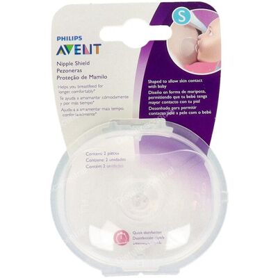 Avent pezoneras silicona talla s 2ud. scf153/01 Avent pezoneras silicona talla s 2ud. scf153/01