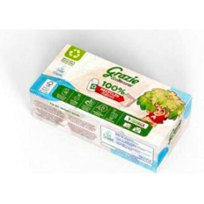 Grazie natural pañuelos faciales triple capa 80 uds bio Grazie natural pañuelos faciales triple capa 80 uds bio