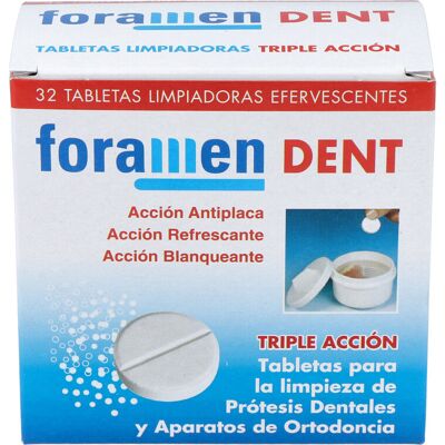 Oradent foradent tableta de limpieza para protesis 30ud. Oradent foradent tableta de limpieza para protesis 30ud.