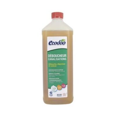 Ecodoo 1 L Limpiador de tuberías - Seguro para fosas sépticas, ecológico Ecodoo 1 L Limpiador de tuberías - Seguro para fosas sépticas, ecológico