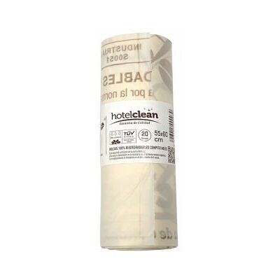 Hotelclean bolsas de basura biodegra-compost. 30l 10rollos. Hotelclean bolsas de basura biodegra-compost. 30l 10rollos.