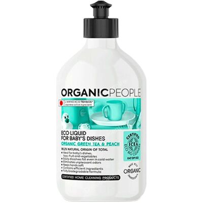 Organic people lavavajillas platos bebe green tea-peach 500ml eco Organic people lavavajillas platos bebe green tea-peach 500ml eco