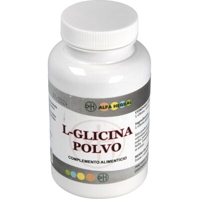 Alfa herbal l-glicina polvo 200gr. Alfa herbal l-glicina polvo 200gr.