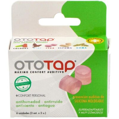 Ototap tapon oido ototap silicona moldeable 6un Ototap tapon oido ototap silicona moldeable 6un