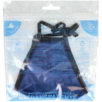 Mst mascarilla higienica mst transp adulto azul t/l 1 un Mst mascarilla higienica mst transp adulto azul t/l 1 un