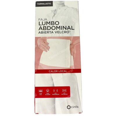 Farmalastic farmalastic faja abdo/lumb algod velcro t/3 115-130 cm beig calor Farmalastic farmalastic faja abdo/lumb algod velcro t/3 115-130 cm beig calor