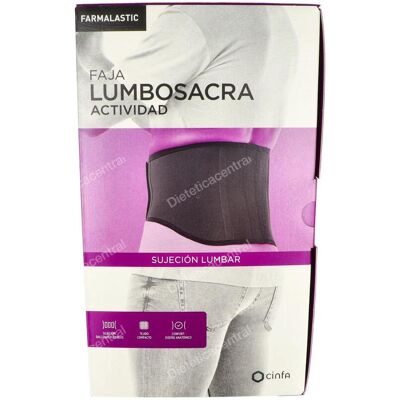 Farmalastic faja lumbar velcro refo t/1 70-90 cm negro Farmalastic faja lumbar velcro refo t/1 70-90 cm negro