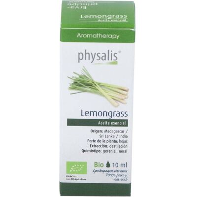 Aceite Esencial de Lemongrass Physalis - Orgánico Purificante, Repelente de Insectos Aceite Esencial de Lemongrass Physalis - Orgánico Purificante, Repelente de Insectos