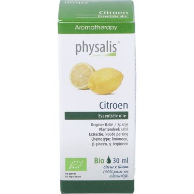 Aceite esencial de limón orgánico - Physalis Aceite esencial de limón orgánico - Physalis