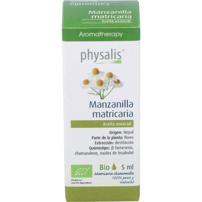 Esencia de Camomila Orgánica Physalis - Relajante, Calmante, Piel y Picaduras Esencia de Camomila Orgánica Physalis - Relajante, Calmante, Piel y Picaduras