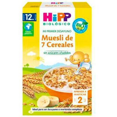 Muesli de 7 cereales ecológico para bebés - Desde 12 meses Muesli de 7 cereales ecológico para bebés - Desde 12 meses