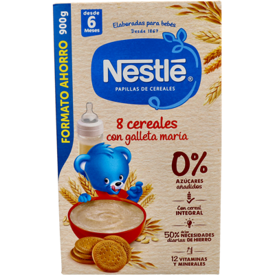 Nestle nestle papilla 8 cereales galleta maria 725 g Nestle nestle papilla 8 cereales galleta maria 725 g